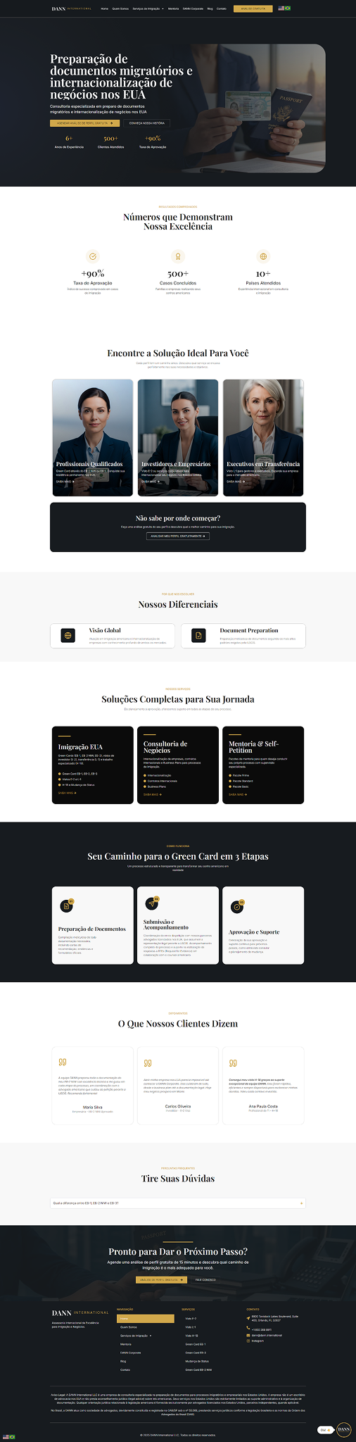 Print do site Dann International